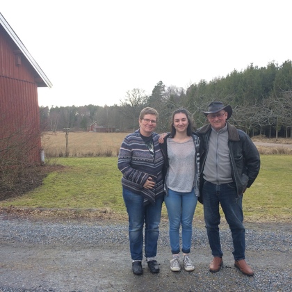 Familjen Hauguht och Clarie
